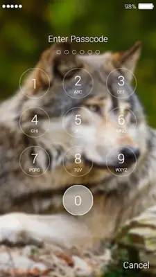 Wolf Lock Screen android App screenshot 2